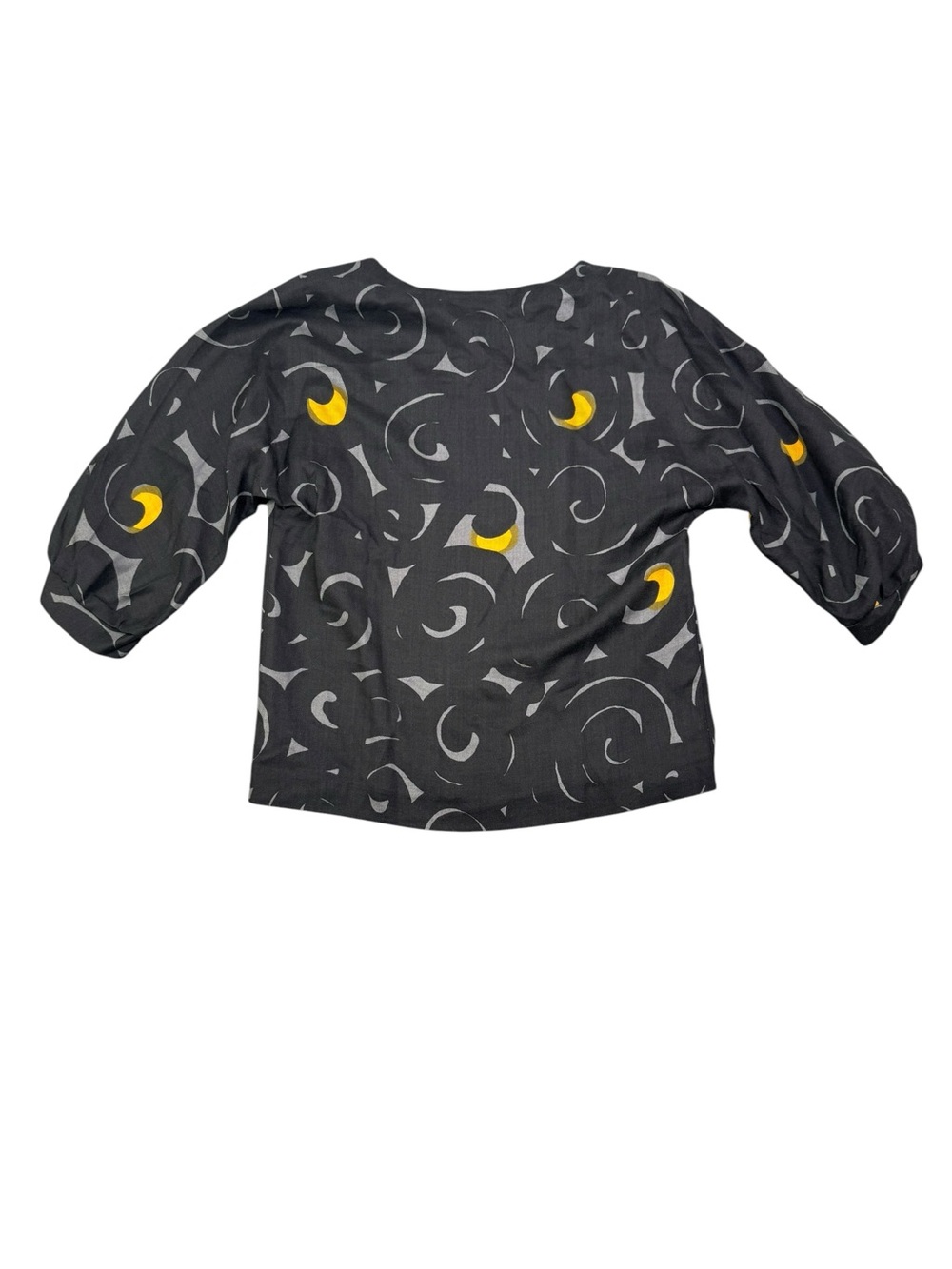 Marimekko Sonaatti Wool Silk Blend Top - Picture 3 of 8
